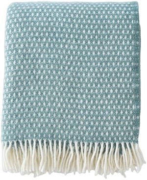 Uldplaid Dots chinois green