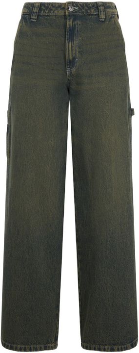 X LOOSE DENIM CARPENTER PANT W GREE