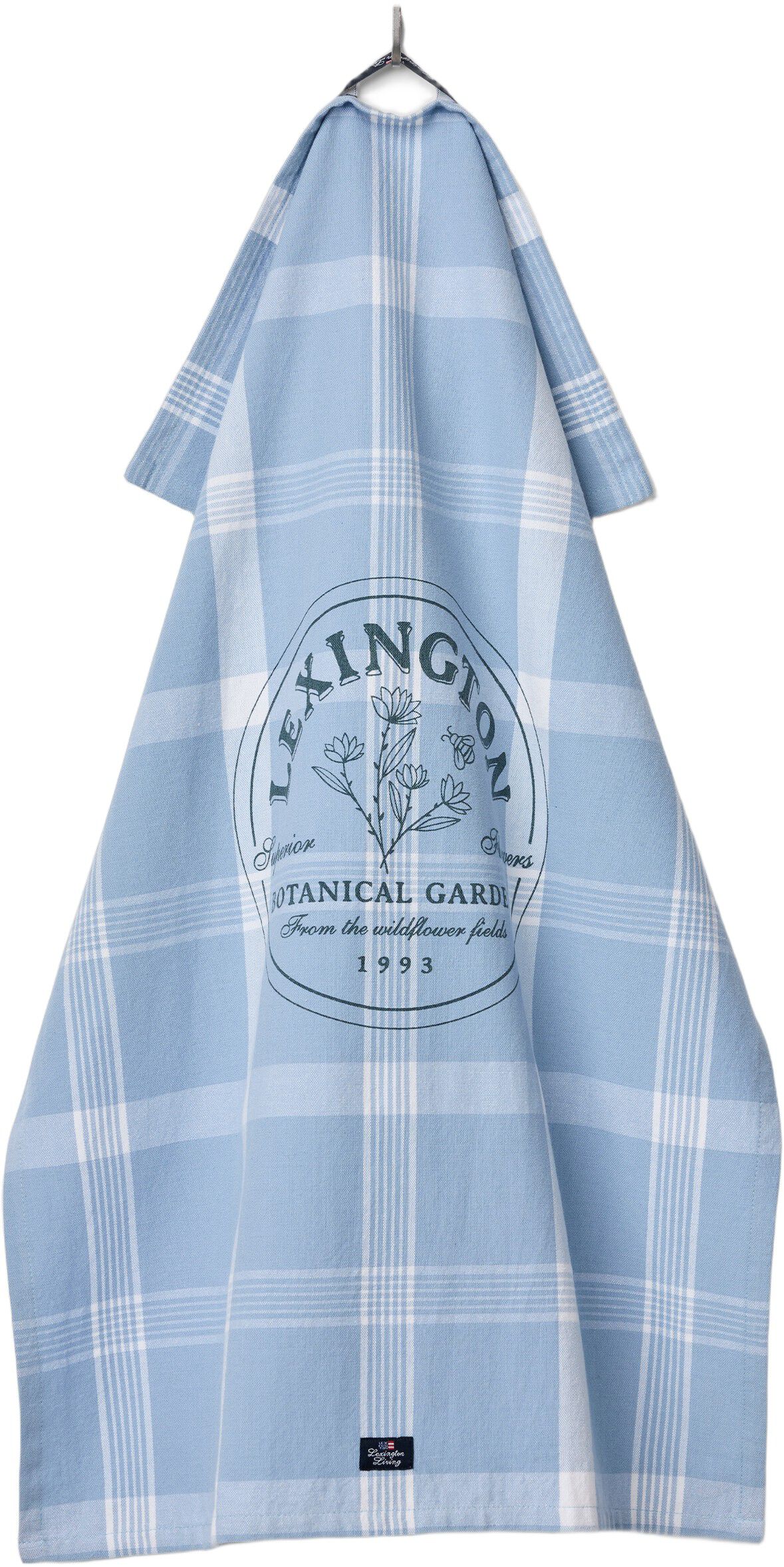 Botanical Checked Org Cotton Kitchen Towel