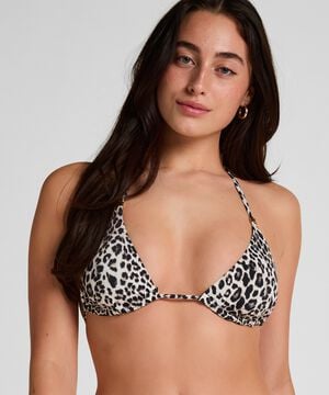 Triangle Bikini Top Leopard