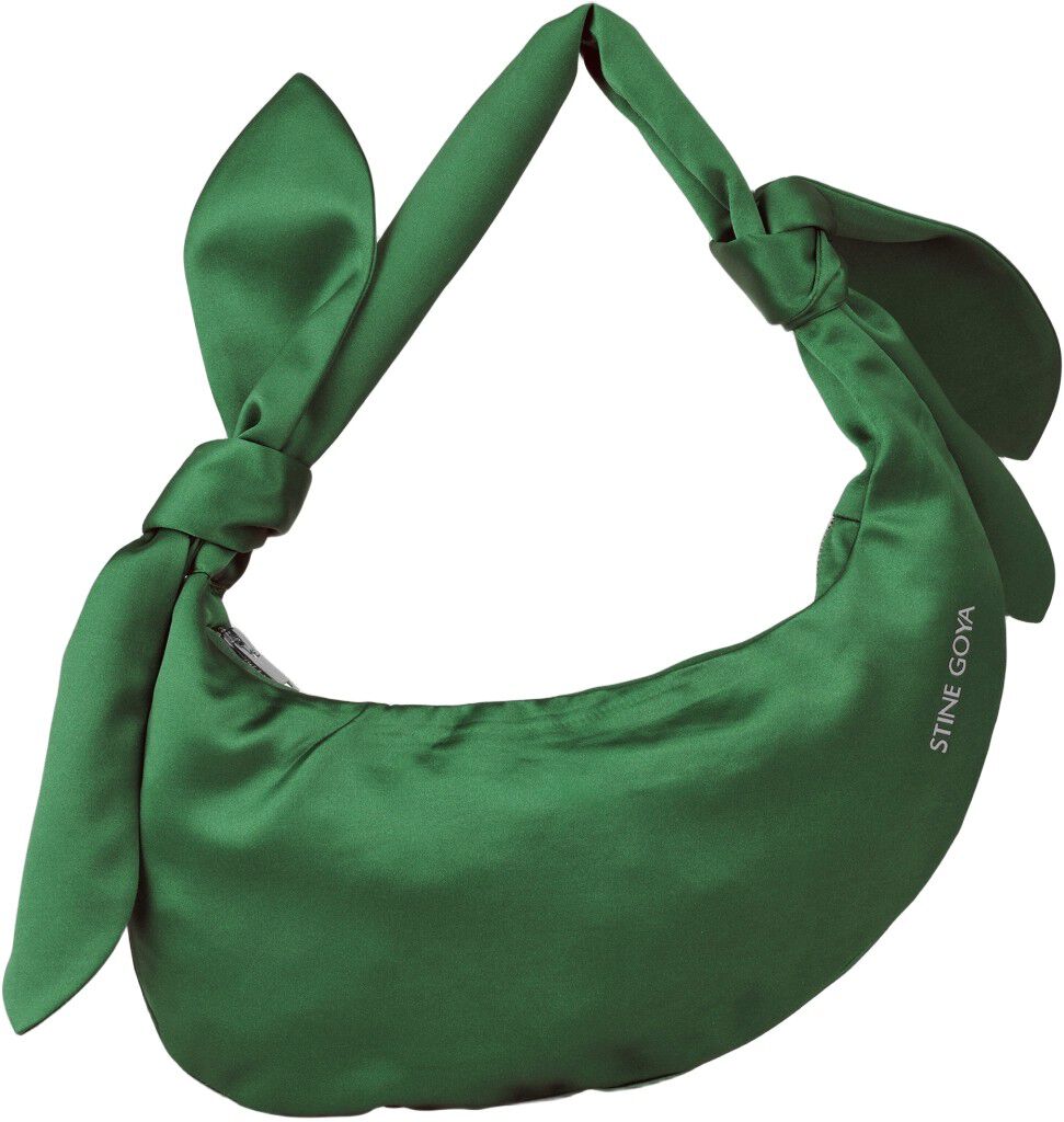 2314 Knotted Satchel, Satin Knotted Satchel