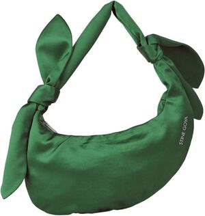 2314 Knotted Satchel, Satin Knotted Satchel