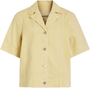 ROUJOLIE 2/4 RESORT COLLAR DENIM SH
