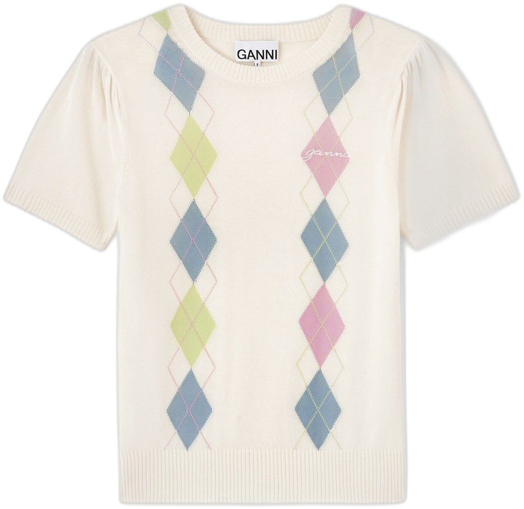 Light Cotton Argyle T-shirt