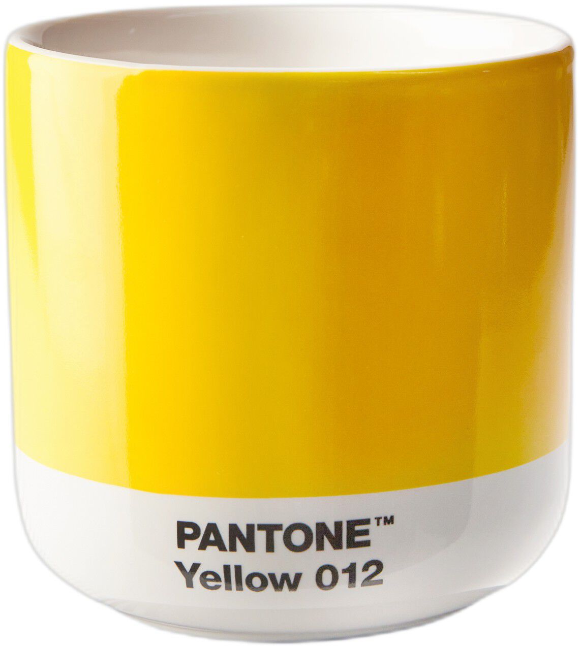 Pantone CORTADO THERMO CUP Yellow 012 C