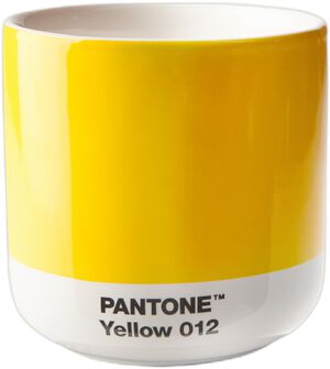 Pantone CORTADO THERMO CUP Yellow 012 C