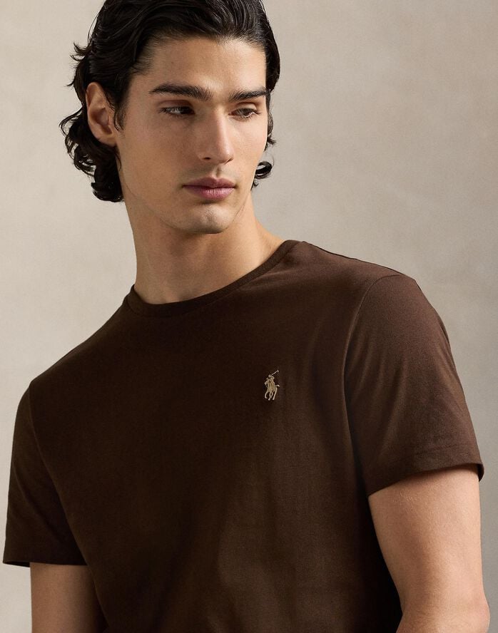 Custom Slim Fit Jersey Crewneck T-Shirt