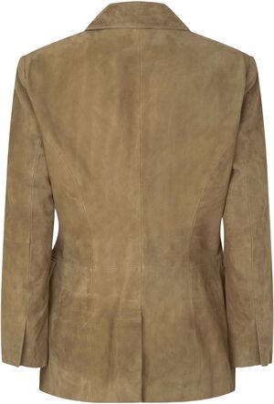 Suellen Fitted Suede Blazer