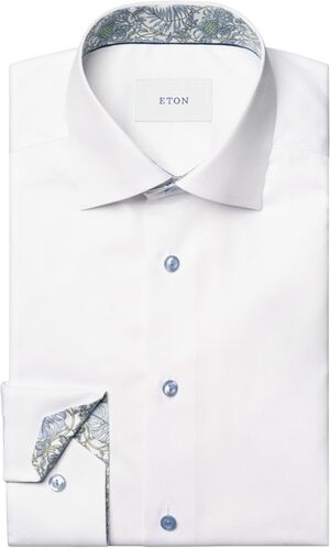Floral Effect Signature Twill Shirt