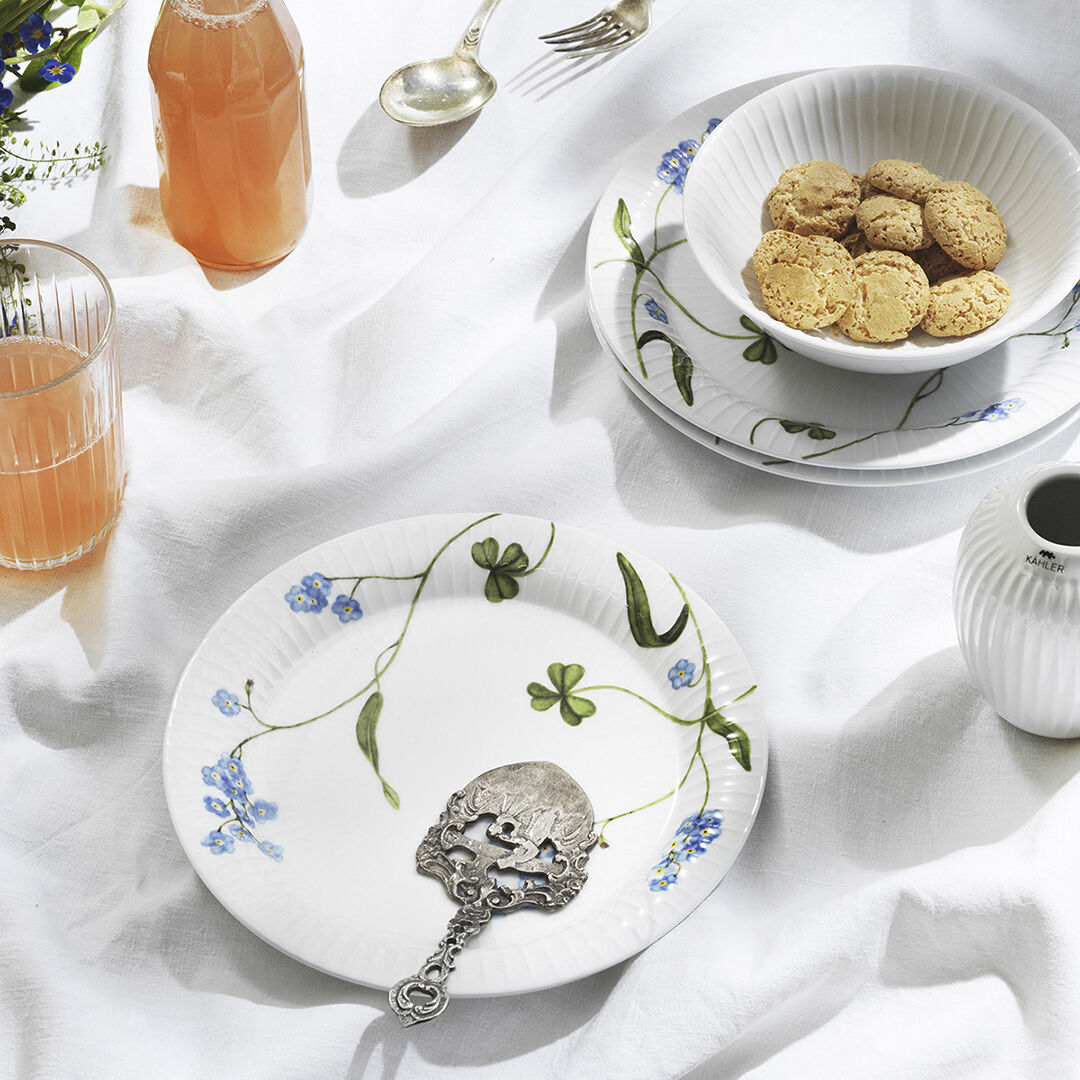 Hammersh&oslash;i Summer Tallerken &Oslash;22 cm forglemmigej