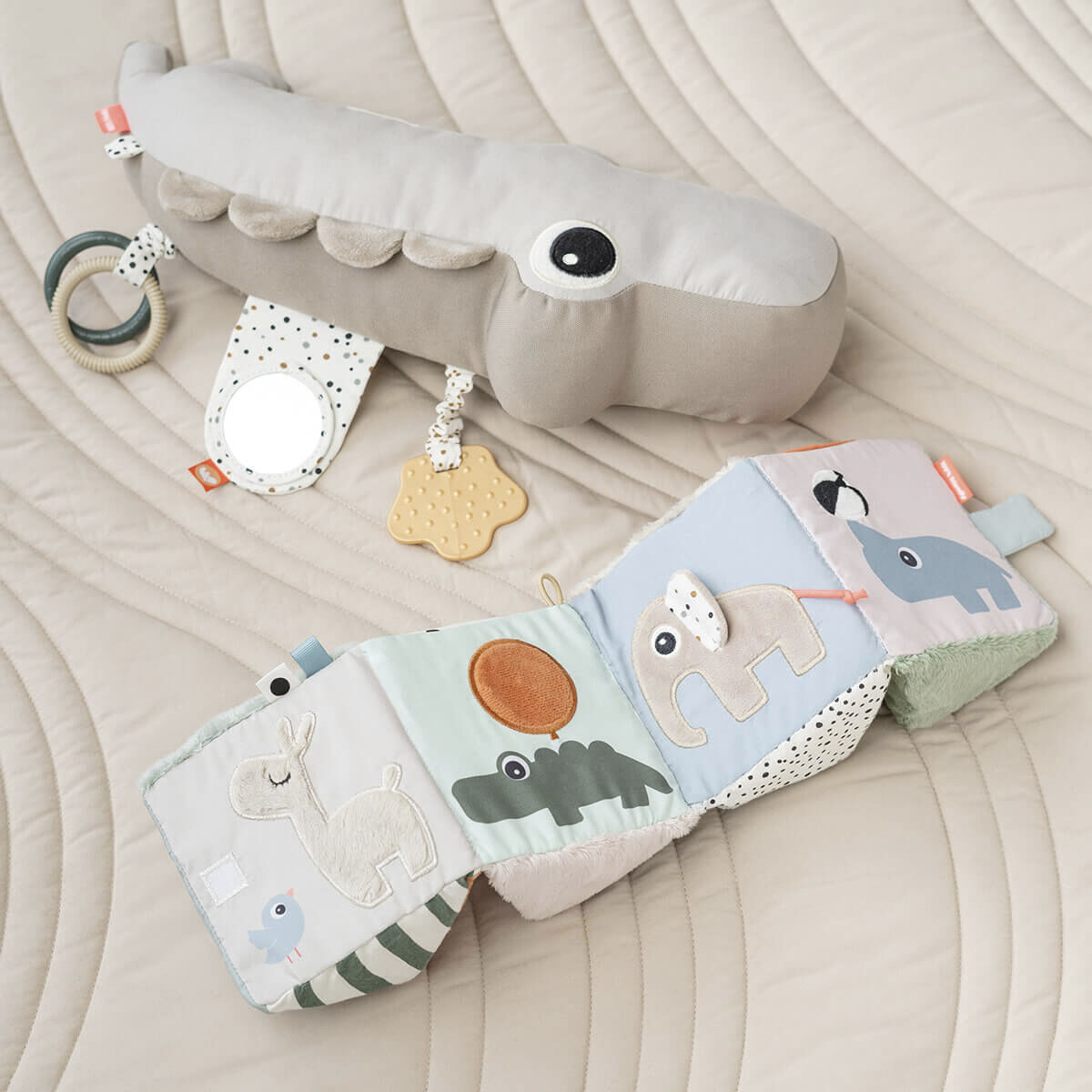 Folde-ud sanseterning Deer friends Farvemix