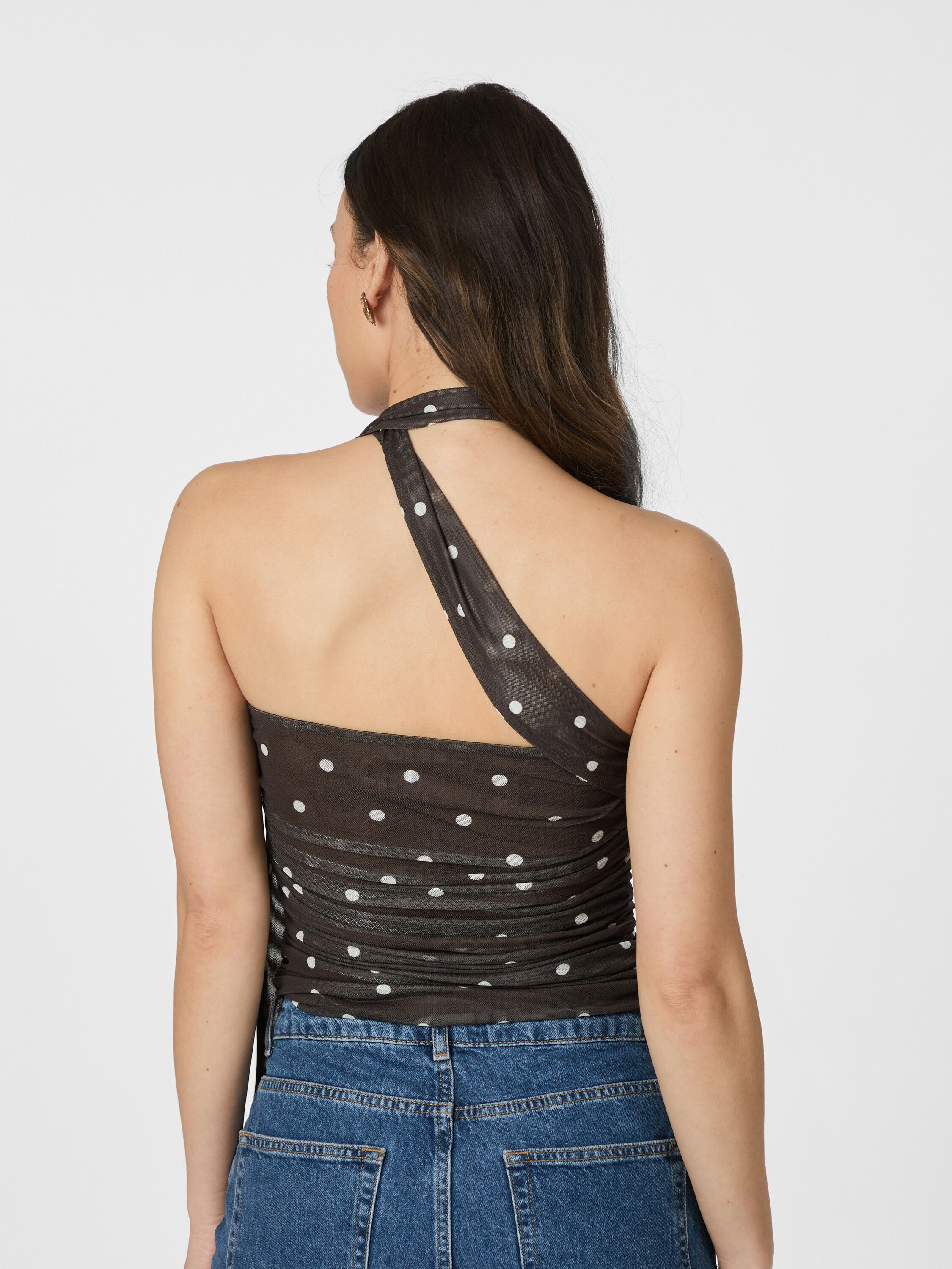 Torinti Mesh Dot Top