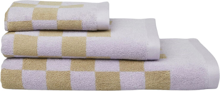 Checker Guest towel Lilac