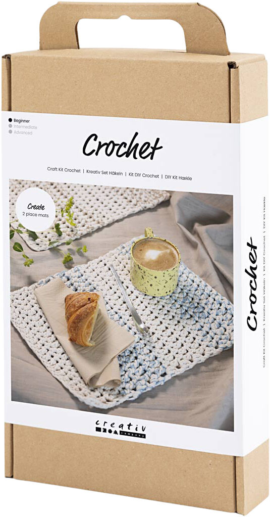 DIY Kit H&aelig;kle, D&aelig;kkeserviet