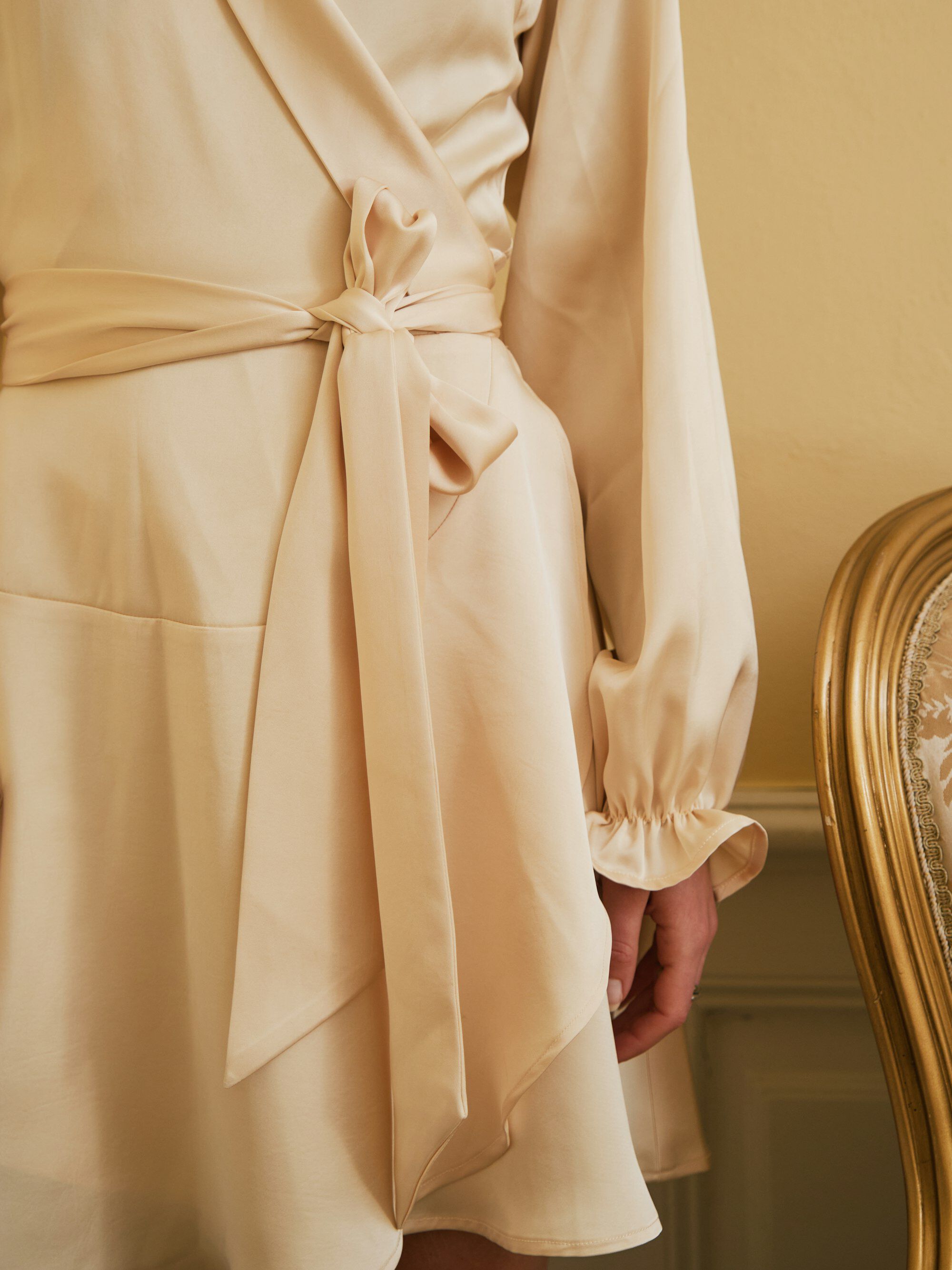 Colbie Heavy Sateen Dress