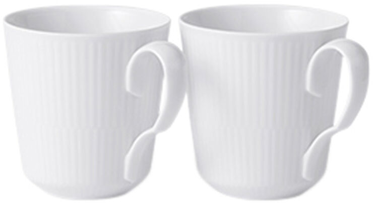 HVID RIFLET 2-PAK KRUS, 28 CL