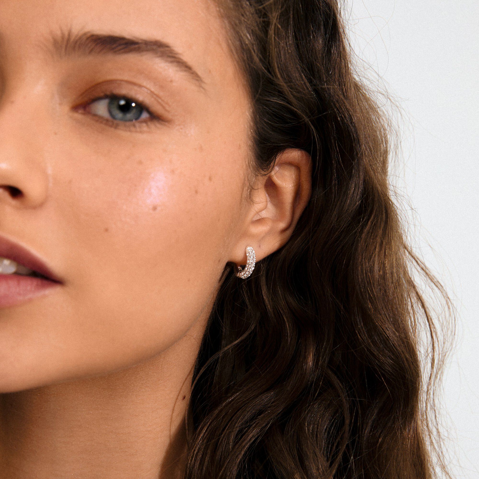 TATUM small hoops silver-plated