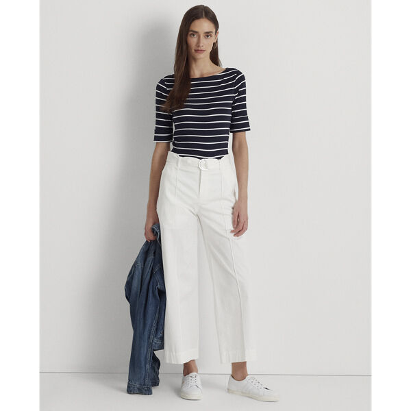 Striped Boatneck Top