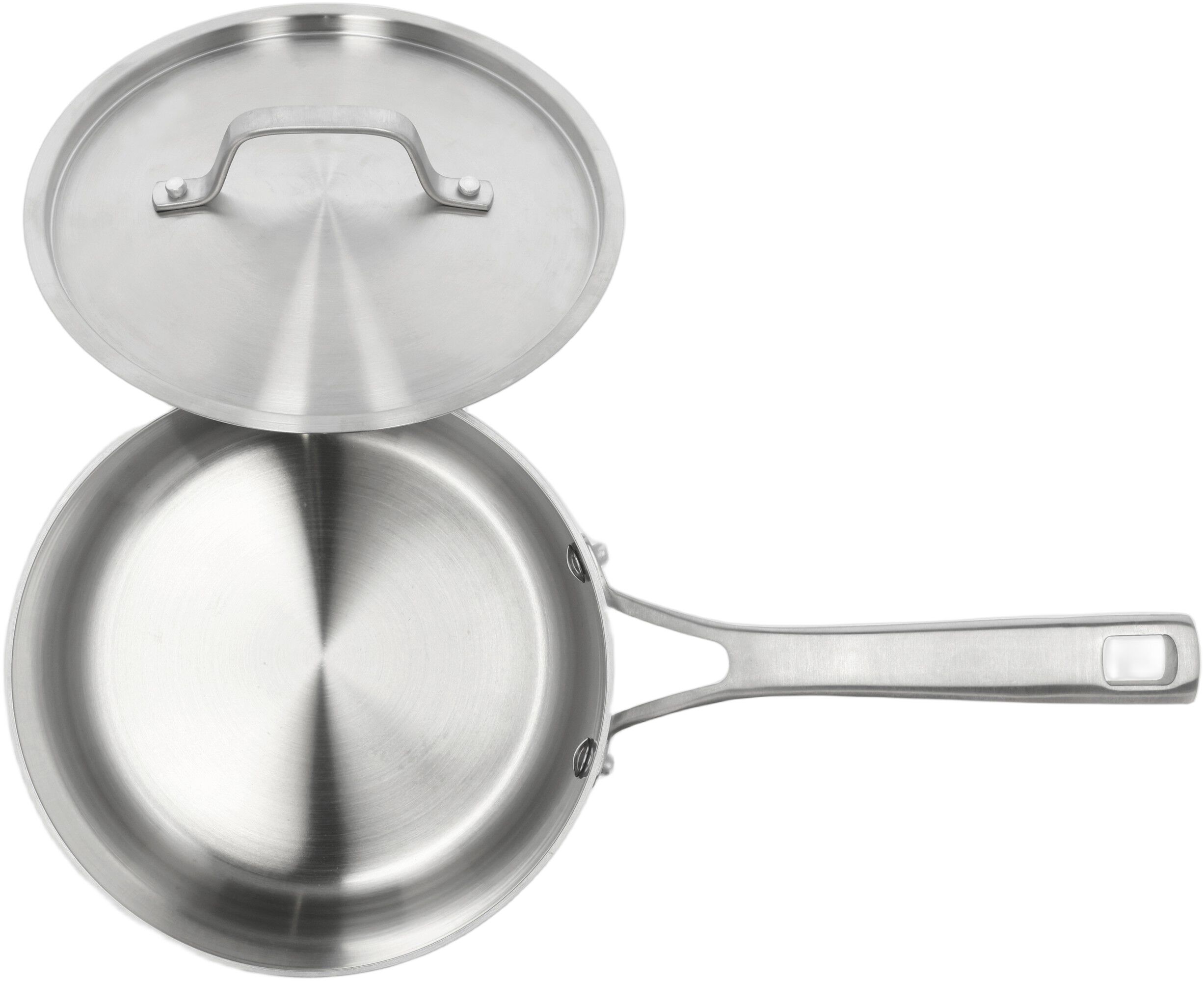 Kasserolle med l&aring;g Divette 3,3 liter 20 cm Silver metallic R