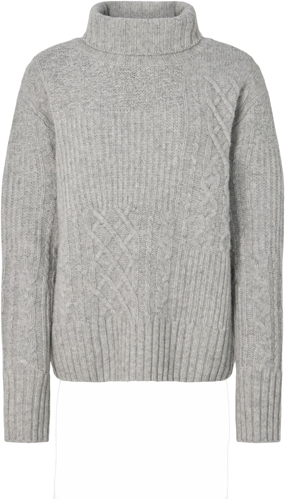 Patchwork knit sweater - Anli