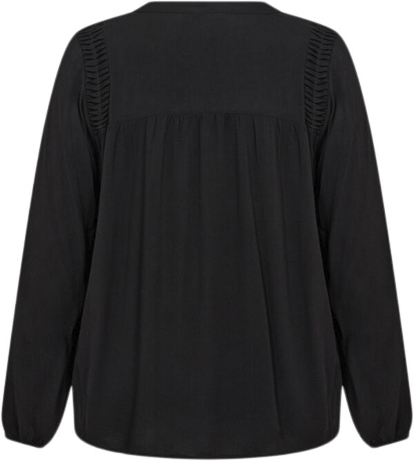 Curvy WA-SIA 27 Bluse Sort