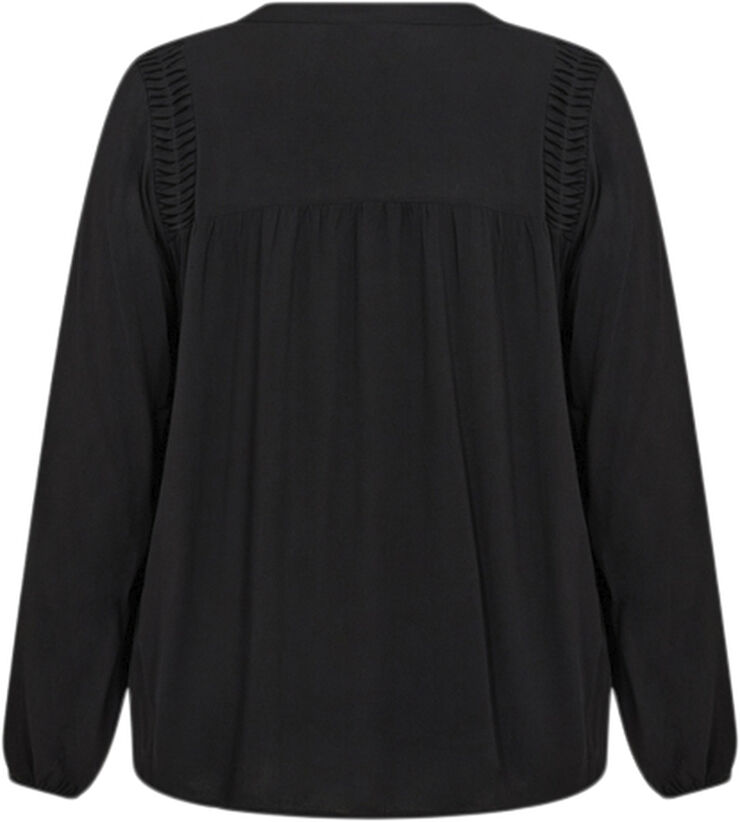 Curvy WA-SIA 27 Bluse Sort