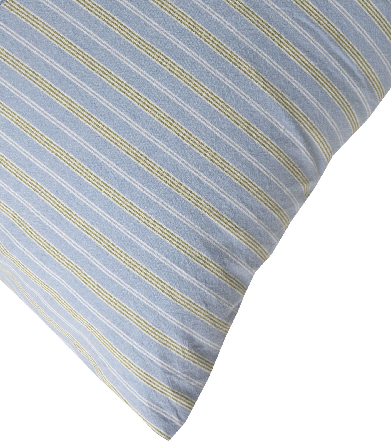 Stripe washed percale