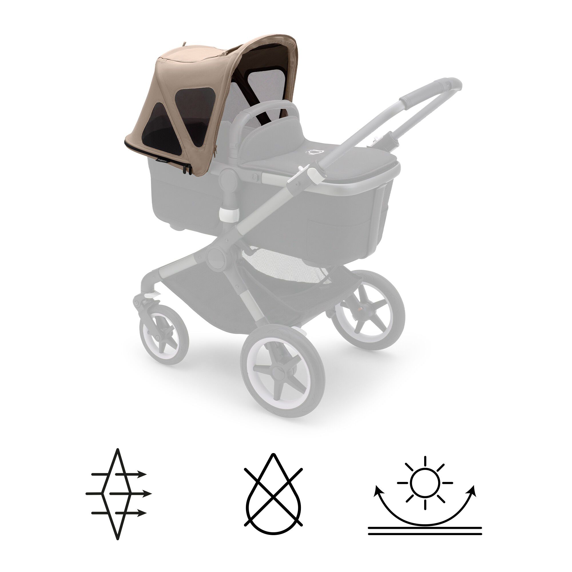 Bugaboo Fox 5 breezy sun canopy