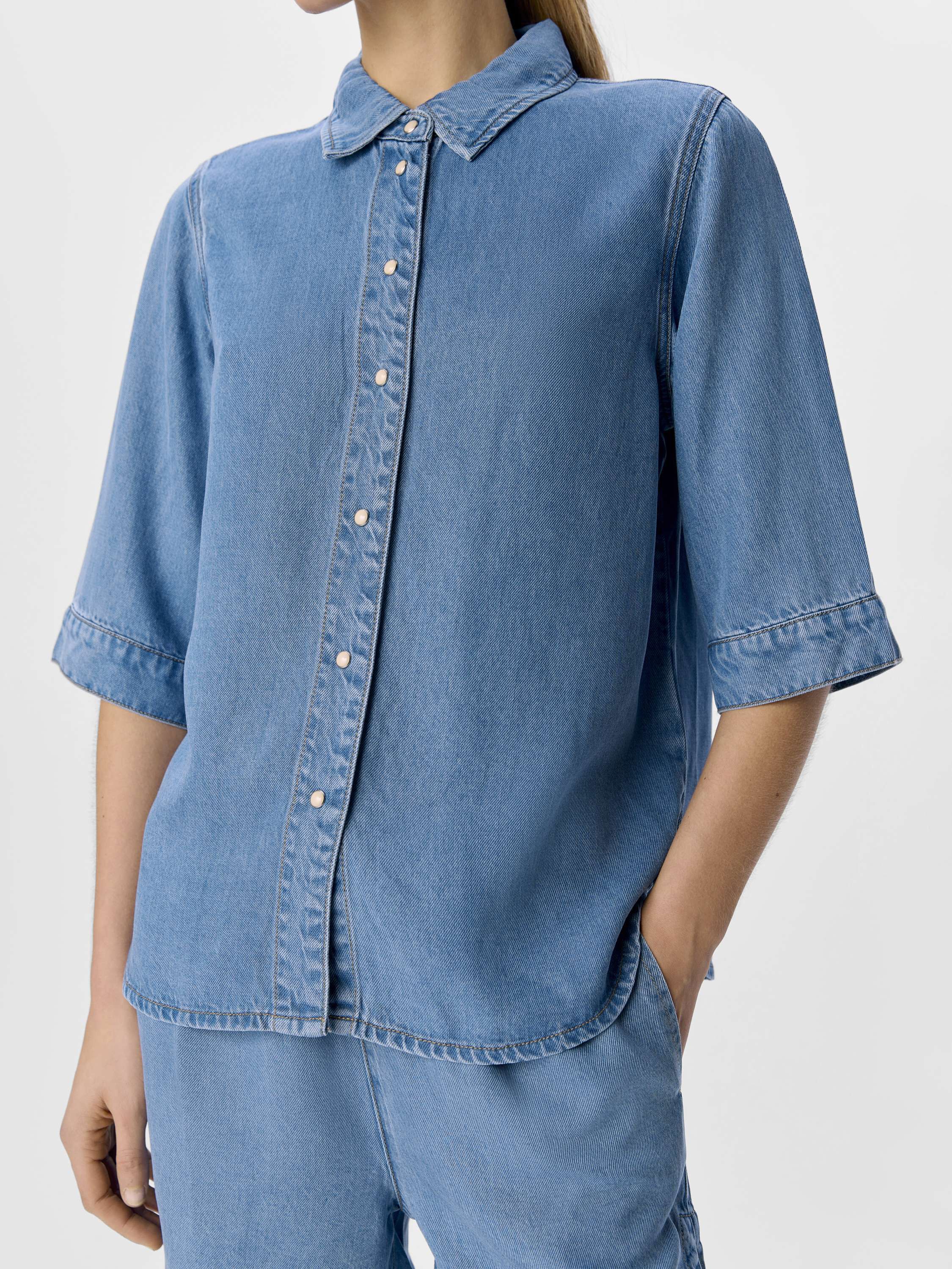 OBJFRAME 2/4 RE DENIM TOP NOOS