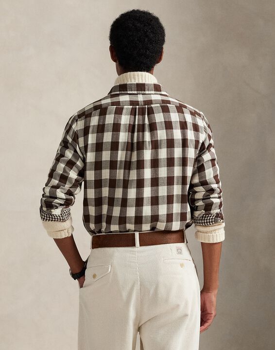 Custom Fit Plaid Double-Faced Shirt