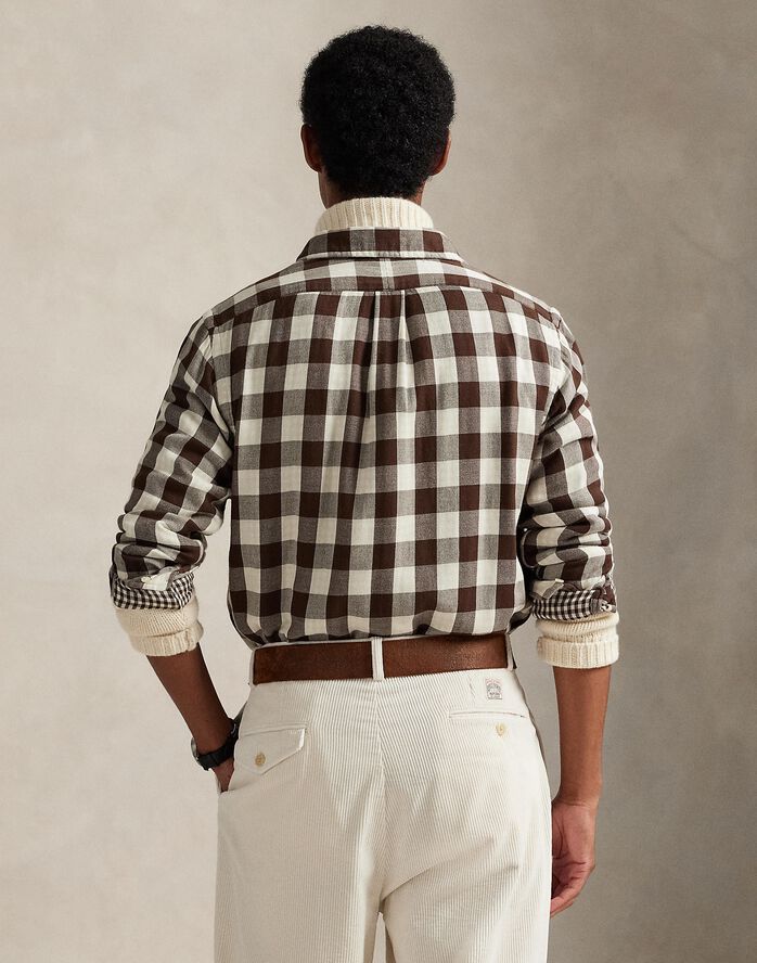 Custom Fit Plaid Double-Faced Shirt