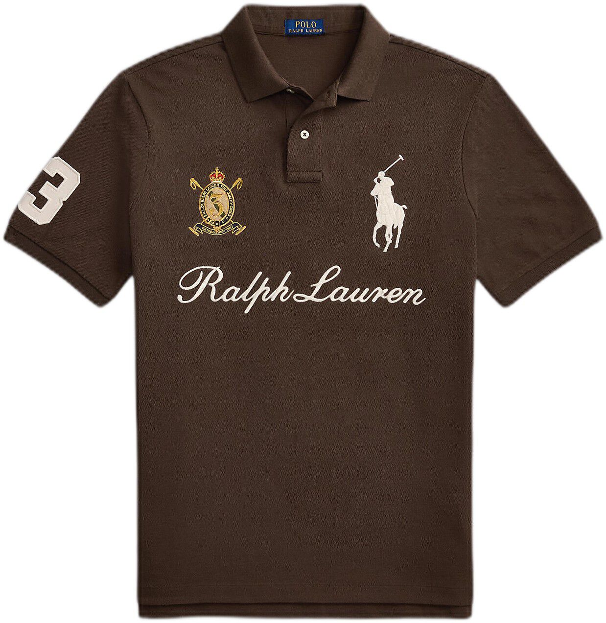 Classic Fit Big Pony Mesh Polo Shirt