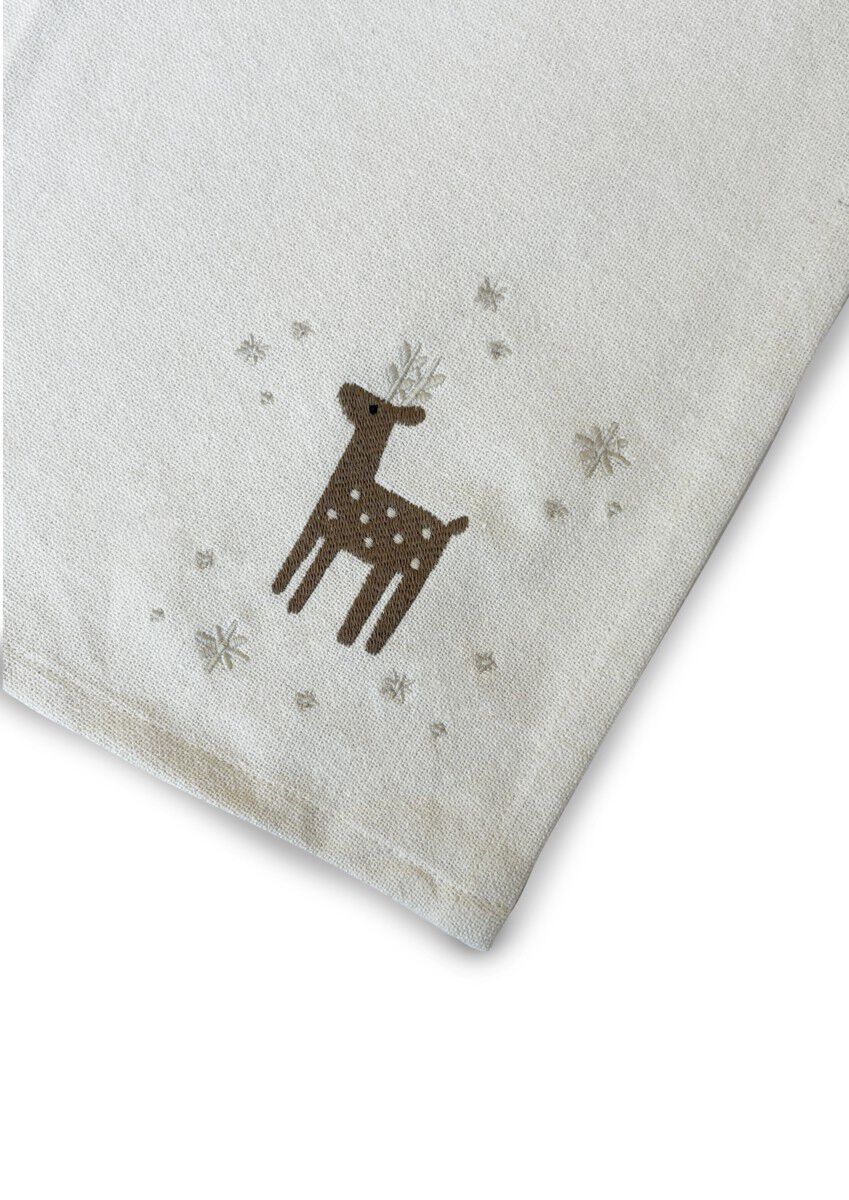 Christmas Fable Viskestykke 50x70 cm creme
