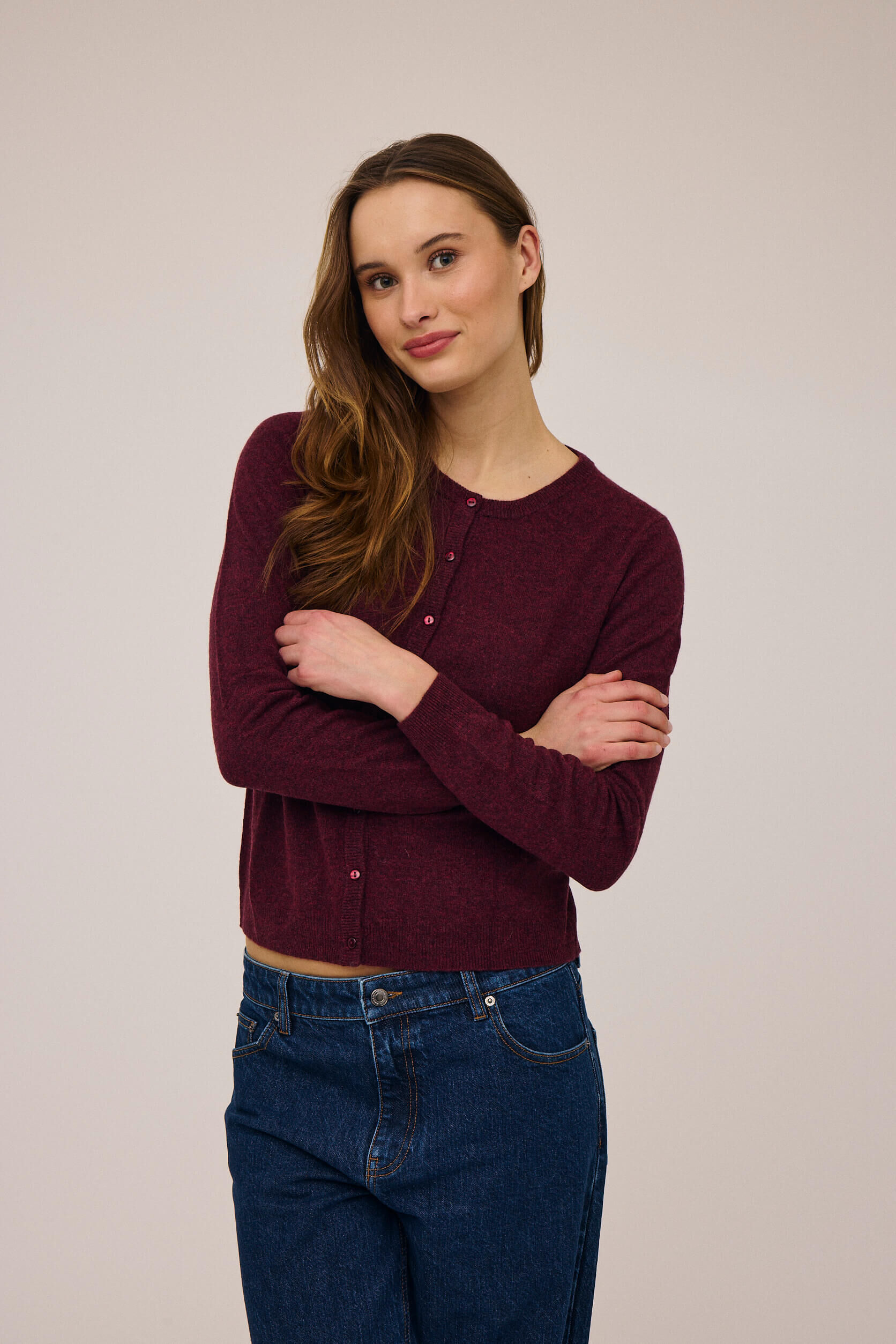 Myrna 3 RWS Cardigan Lambswool