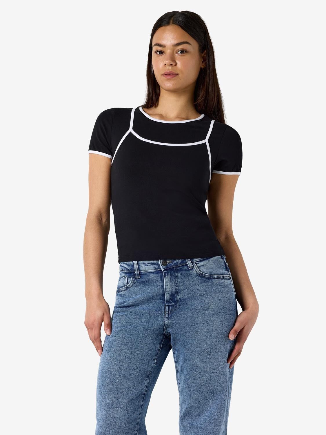 NMKERRY S/S DOUBLE LAYER TOP /TNT14