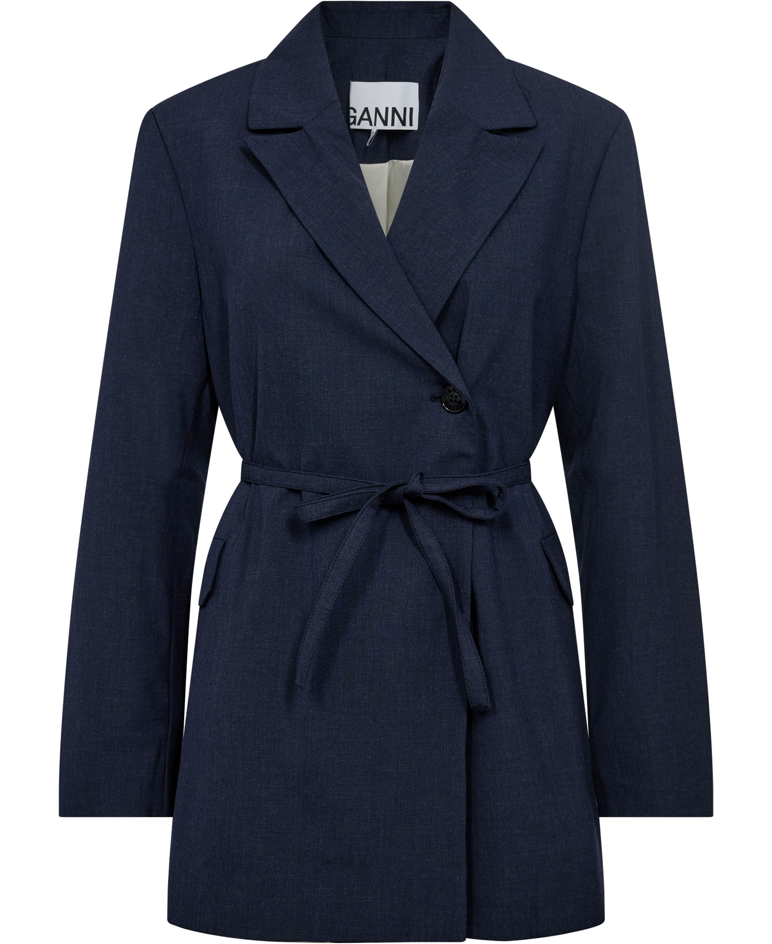 Drapey Melange Blazer