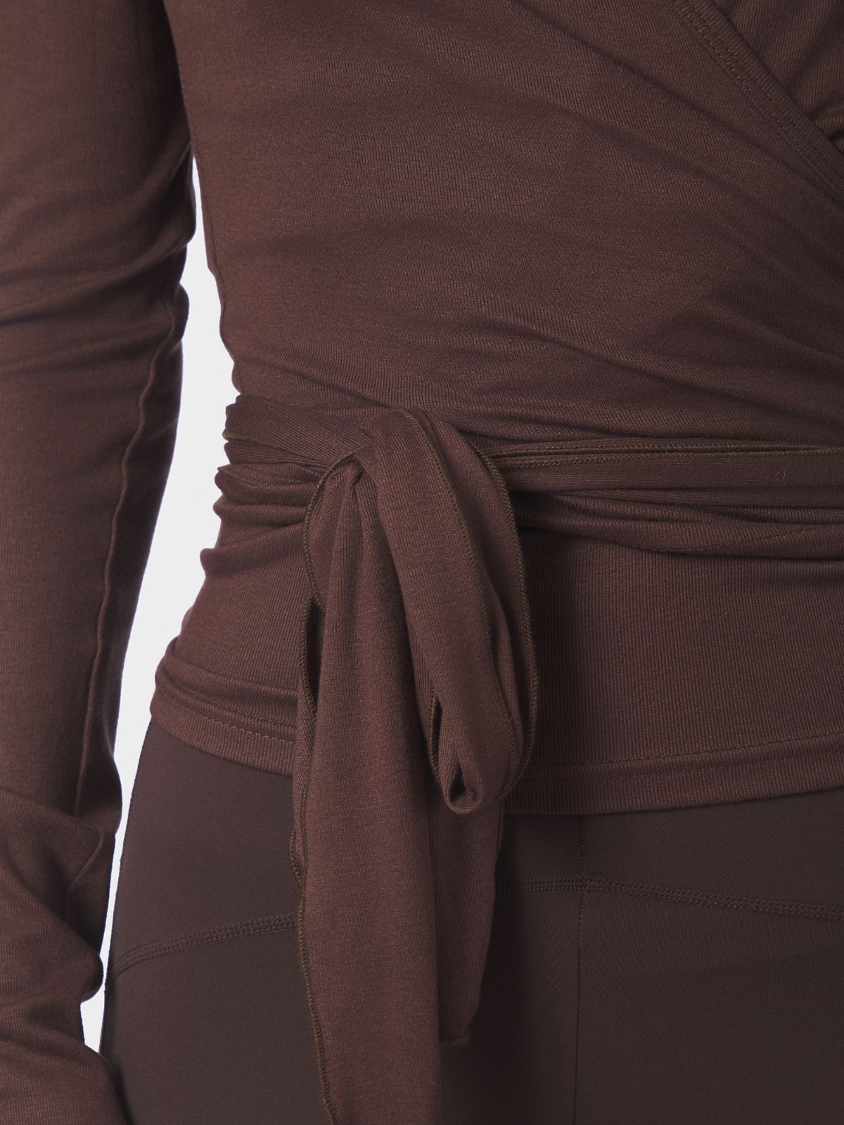 Nia Jersey Wrap Blouse