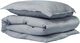 TENCEL Lyocell sengesæt 140x200 Blue Blizzard
