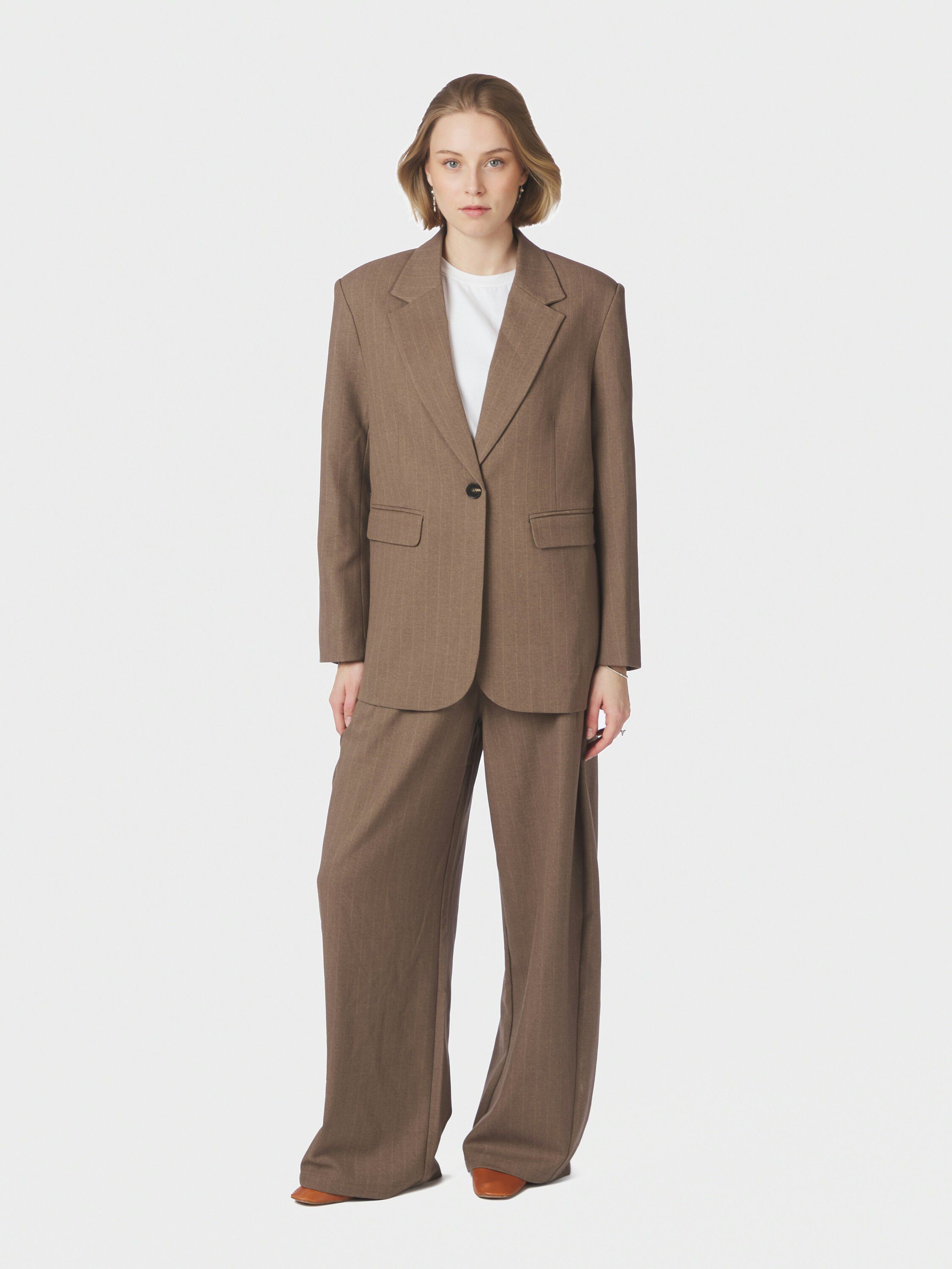Gaby Pinstripe Blazer