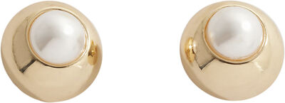 Spherical pearl-detail earrings