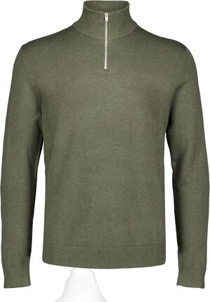 Ecovero half zip L/S knit