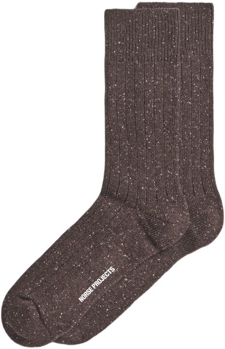 Bjarki Neps Wool Rib Sock