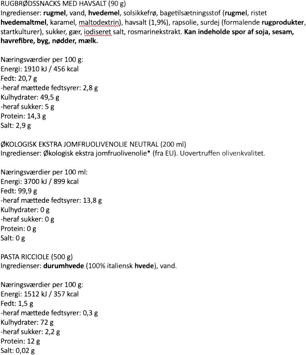 Gave&aelig;ske - Salt