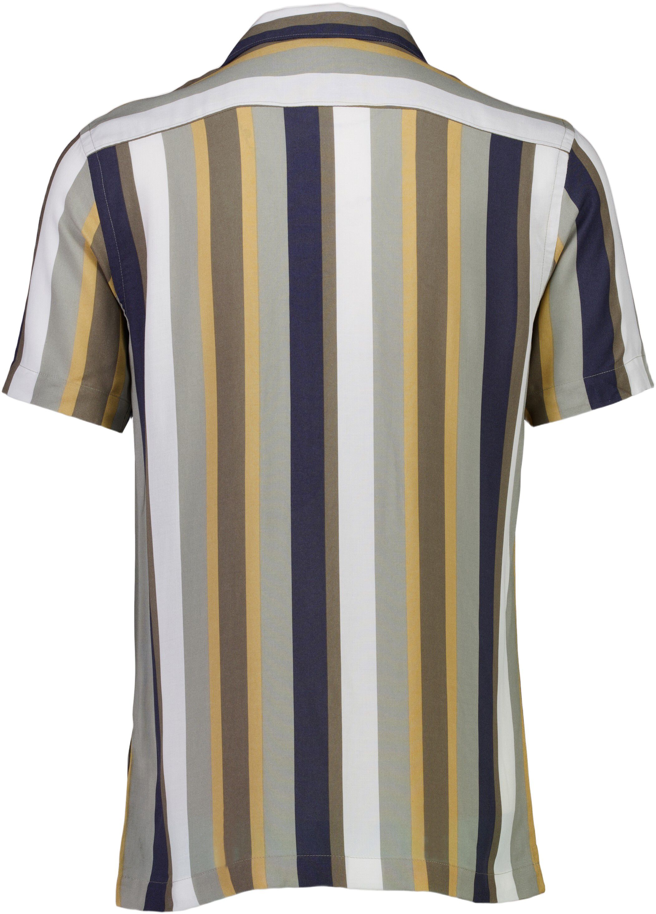 Bold stripe viscose shirt S/S