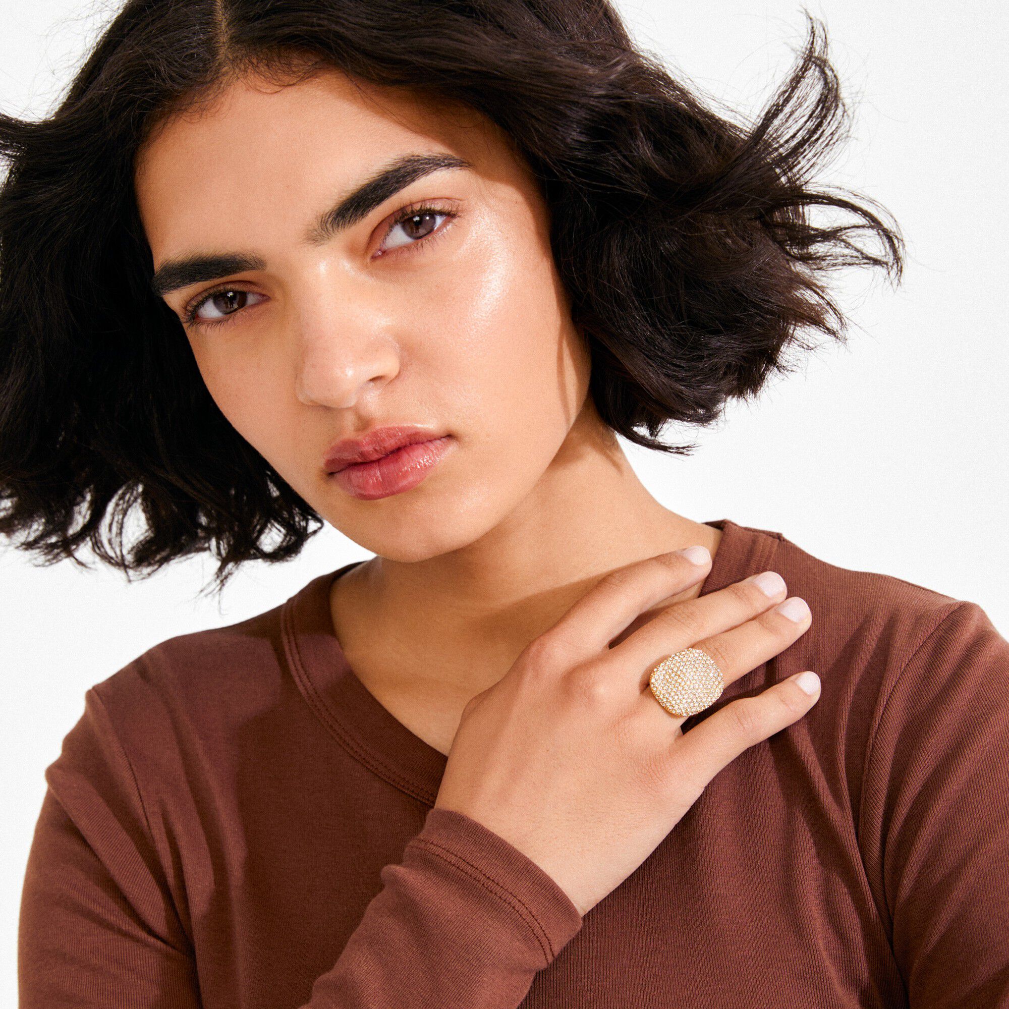 EMBER ring guldbelagt