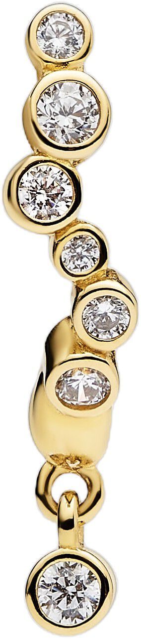 Nova Drop Huggie Gold