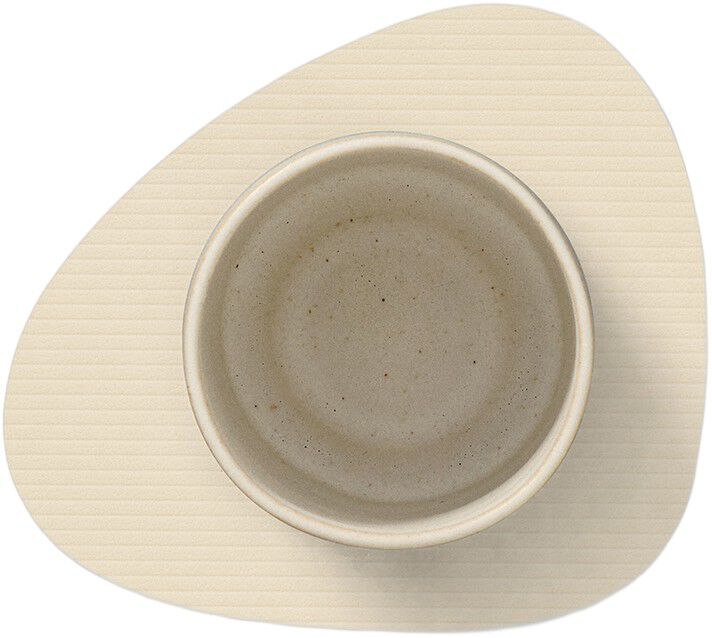 Glass Mat Curve Corduroy Vanilla