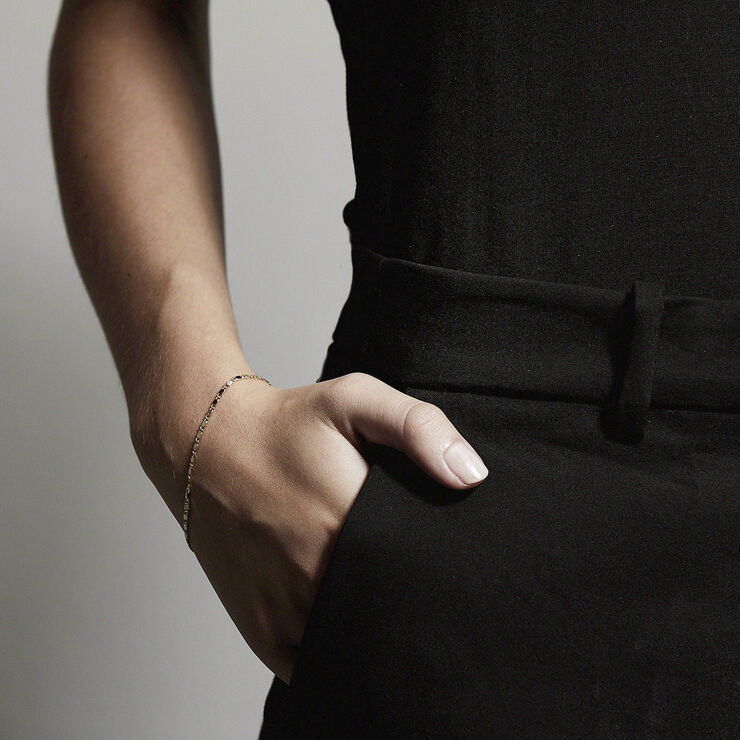 Armbånd : Parisa : Guldbelagt