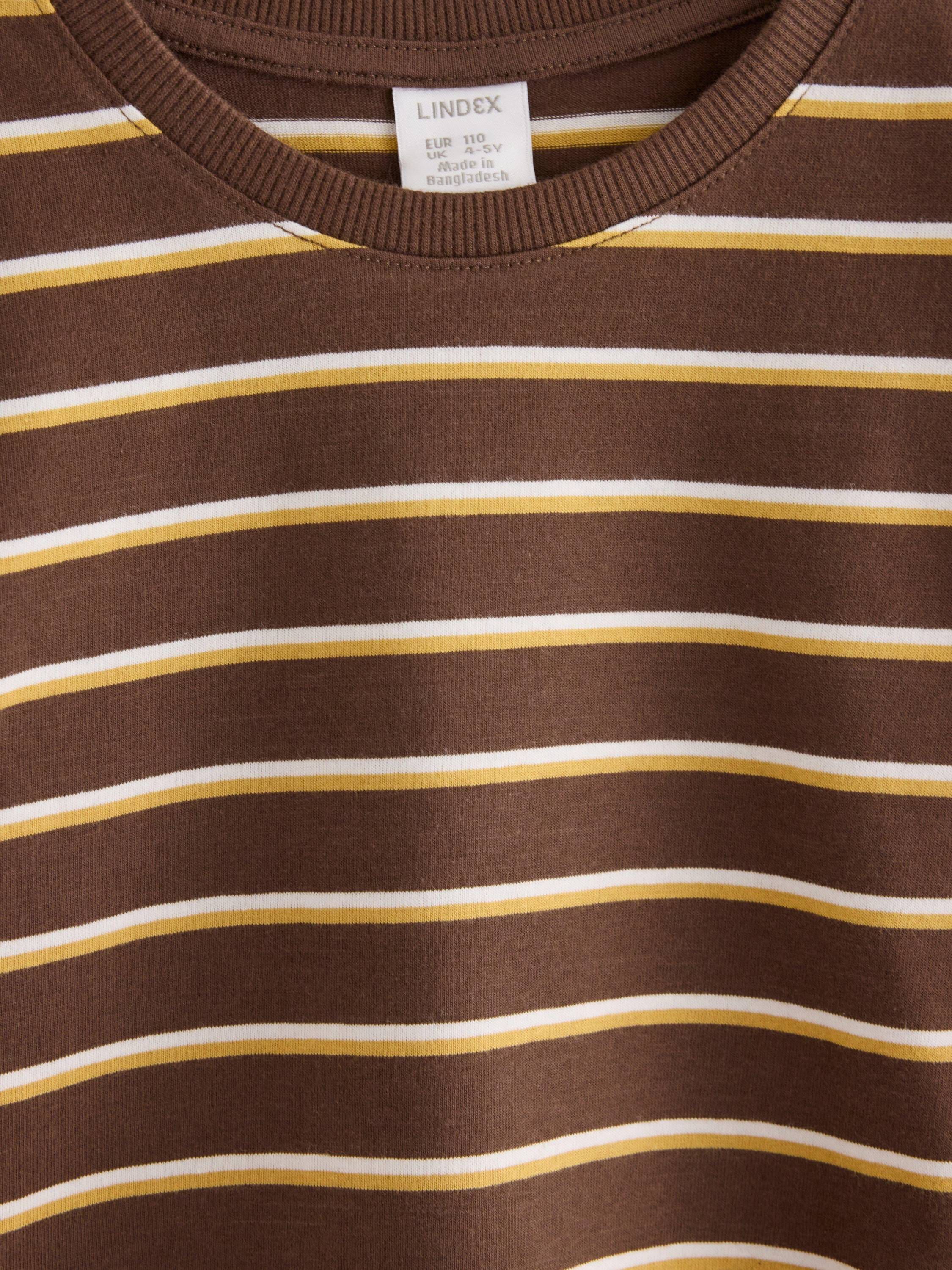 Top l s striped basic