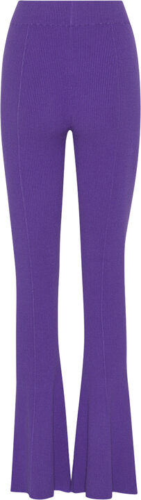 Dense Knit Slit Pants